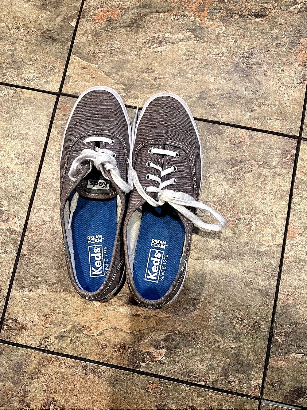 Keds Champion Canvas Sneaker Gray & White US 6